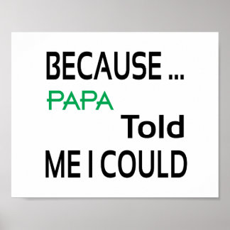 Papa Poster (Standard-Bildformat)