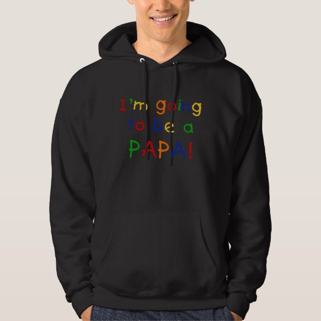 Papa - Primärfarben Hoodie (Vorderseite)