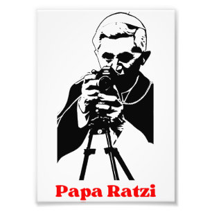 Papa Ratzi Fotodruck
