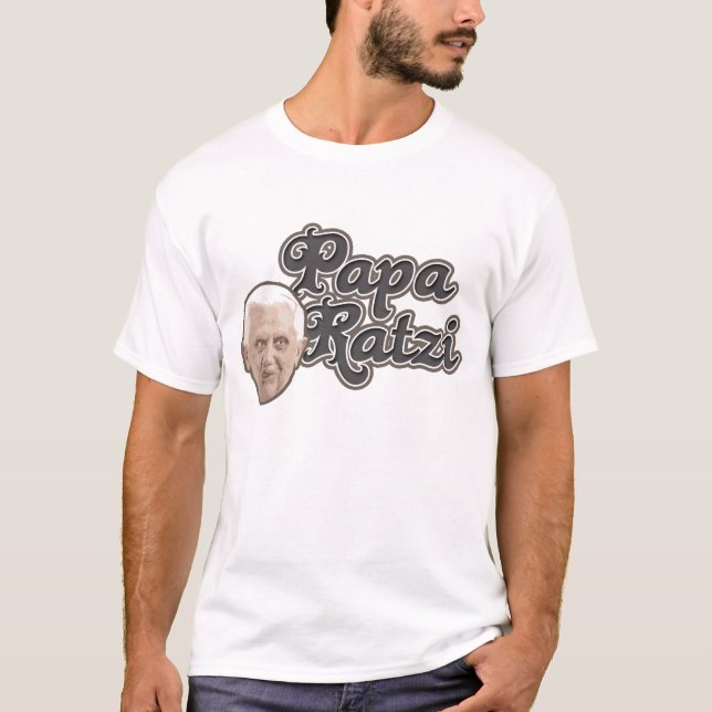 Papa Ratzi T-Shirt (Vorderseite)