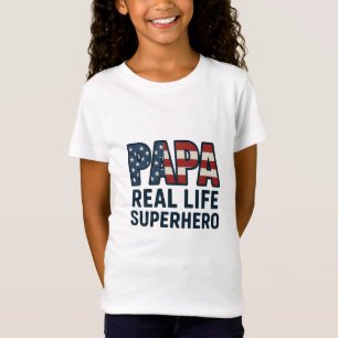 PAPA Real Life Superheld T-Shirt