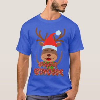 Papa Reindeer Matching Family Group - Weihnachtsfe T-Shirt