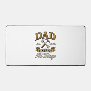 Papa Repariert Alle Antiquitäten Gravur Shirt_1 Schreibtischunterlage