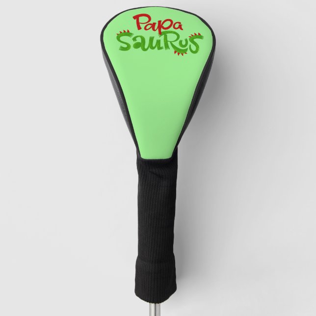 Papa Saurus Golf Headcover (Vorderseite)