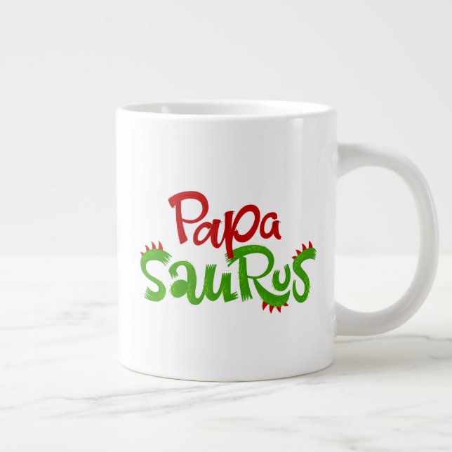 Papa Saurus Jumbo-Tasse (Rechts)