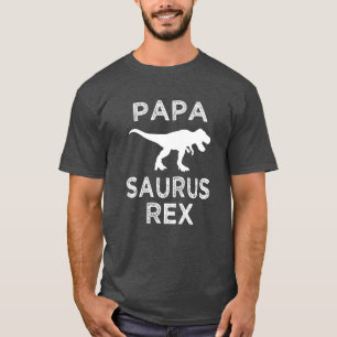 Papa Saurus Rex der Dino-Shirt lustiger Männer T-Shirt