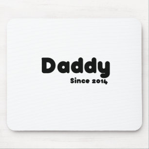 Papa seit 2014. Vatertagsgeschenk Mousepad