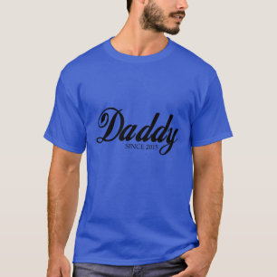 Papa seit 2015 Vatertagsgeschenk T-Shirt