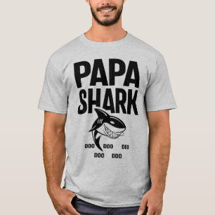 Papa Shark T - Shirt Doo Doo Doo Vatertag