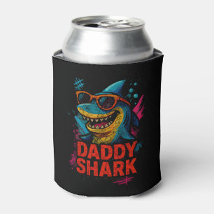 Papa Shark Vatertag Geschenke Dosenkühler