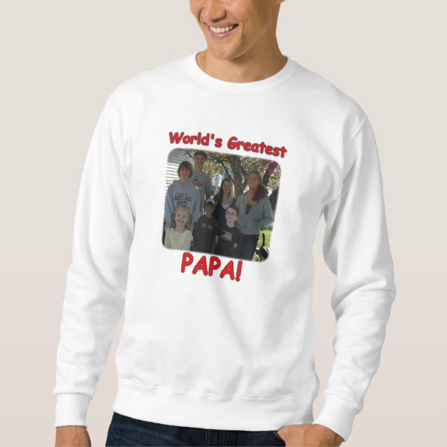 Papa-Shirt Sweatshirt (Vorderseite)