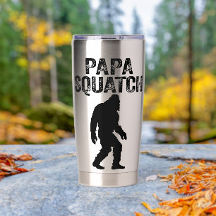 Papa Squatch Lustiger Bigfoot - Vatertagsgeschenk Thermobecher