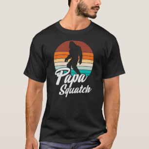 Papa Squatch Lustiger Vintage Sasquatch Cooler Vat T-Shirt