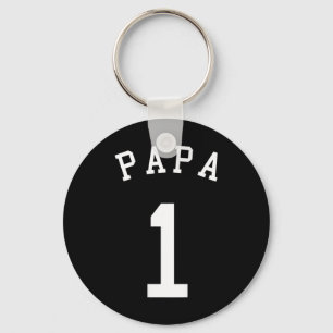 Papa Team Trikot Nr. 1 Verkaufe Fußball Volleyll C Schlüsselanhänger