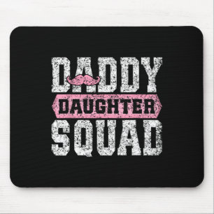 Papa-Tochter-Mannschaft passend zum Vater Töchter Mousepad