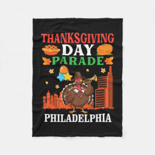 Papa Truthahn passende Familientruppe Thanksgiving Fleecedecke