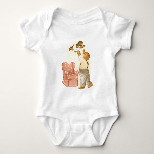 Papa und Baby Bear Strampler (Vorderseite)
