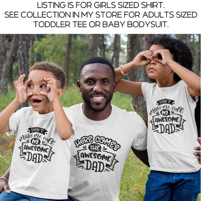 Papa und ich lassen mich nicht meinen Phantastisch T-Shirt (Von Creator hochgeladen)