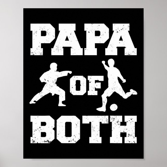 Papa und Karate Papa Poster (Vorne)