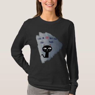 Papa und Mama lieben Katze T-Shirt