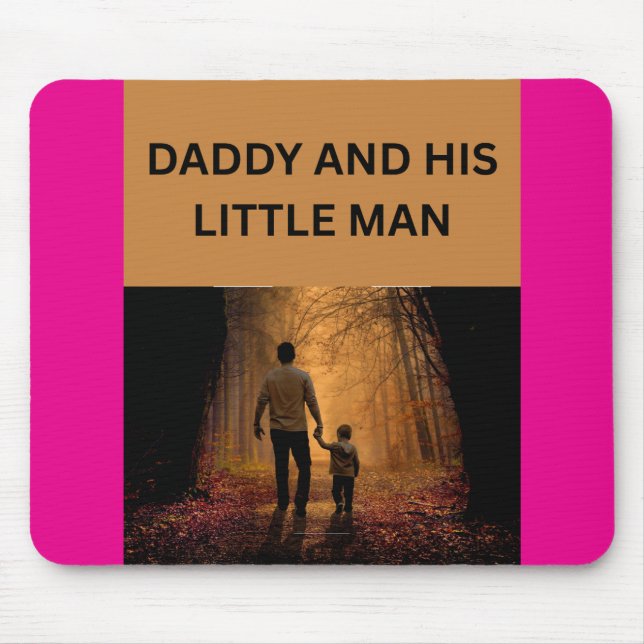 PAPA UND SEIN KLEINER MANN MOUSEPAD (Vorne)