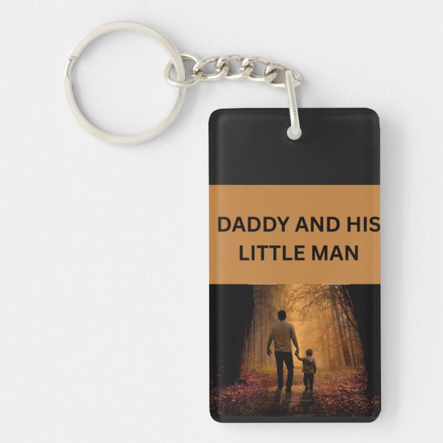 PAPA UND SEIN KLEINER MANN SCHLÜSSELANHÄNGER (Vorderseite)