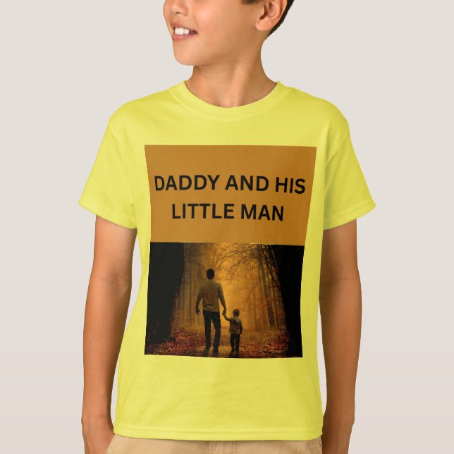 PAPA UND SEIN KLEINER MANN T-Shirt (Vorderseite)