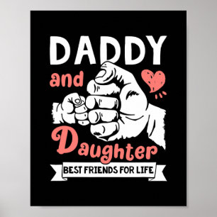 Papa und Tochter beste Freunde fürs Leben Väter Poster