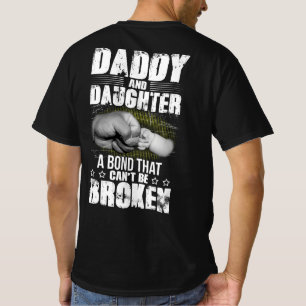Papa und Tochter eine Anleihe, die nicht zerbroche T-Shirt