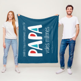 Papa vales fleecedecke