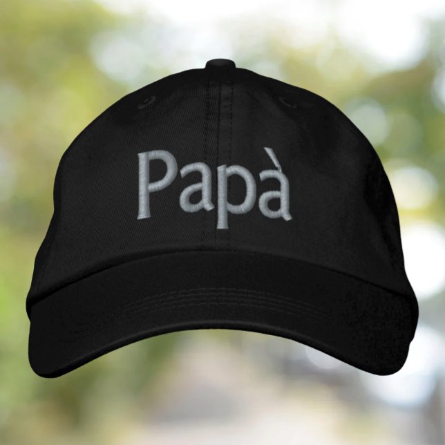 Papa-Vater, bestickt Bestickte Baseballkappe (Von Creator hochgeladen)