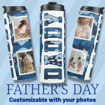 Papa Vatertag Fotos blau