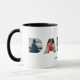 Papa Vatertag personalisiertes Foto Tasse