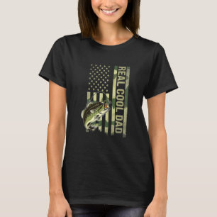 Papa Vatertag Wirklich Cooler Papa Angeln T-Shirt