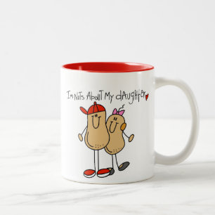 Papa - Verrückt nach meiner Tochter T-Shirts und G Zweifarbige Tasse