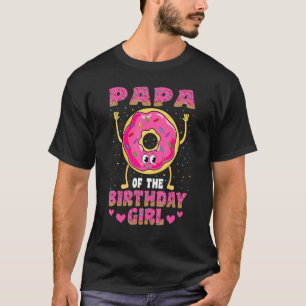 Papa vom Party der Geburtstagskarte Donut T-Shirt