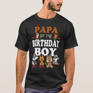 Papa vom Party des Geburtstags Jungen T-Shirt