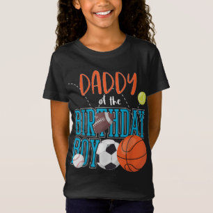 Papa von der Geburtstagssportfamilie T-Shirt