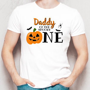 Papa von der Spooky ein Halloween 1. Geburtstag T-Shirt