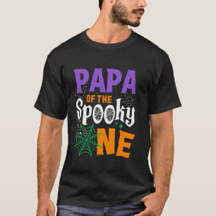 Papa von der spöttischen ein Junge Halloween 1. Ge T-Shirt