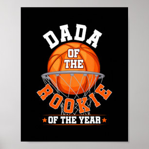 Papa von Rookie zum 1. Geburtstag Sketll Familie p Poster