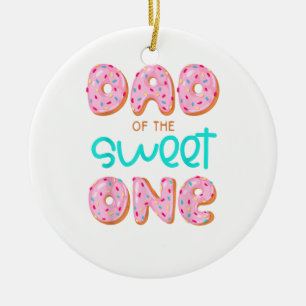 Papa von Süße Eins zum ersten Geburtstag passende  Keramik Ornament