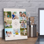 Papa We Liebe Sie 8 Foto Collage Cream Plaque Fotoplatte<br><div class="desc">Stilvolle Foto-Plakette für Ihre Papa. Laden Sie 8 Ihrer Lieblings-Fotos hoch und diese werden in quadratischem / instagram Format in einer einfachen Grid-Stil Foto-Collage angezeigt. Die Formulierung in der Mitte ist vollständig editierbar und lautet derzeit "wir Liebe Sie Papa". Es hat eine neutrale Farbe von Creme,  braun und weiß.</div>
