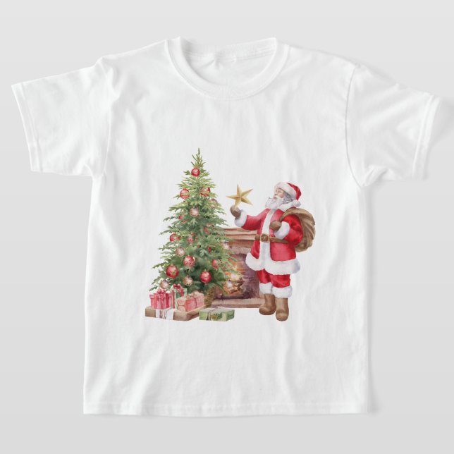 Papa Weihnachten Santa Claus Weihnachten T-Shirt (Ablage )