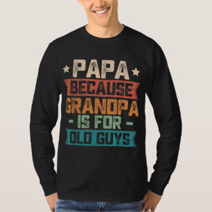 Papa weil Opa ist für alte Typ Vintage Sonne T-Shirt