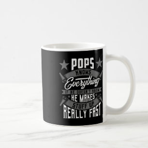 Papa weiß alles Lustige Papa Vatertagsgeschenke Kaffeetasse