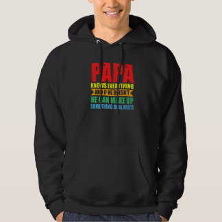 Papa weiß alles Papa Hoodie