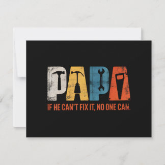 Papa wenn er es nicht reparieren kann, kann es nie