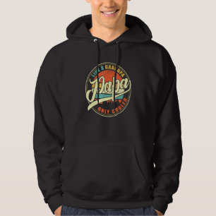 Papa wie ein Opa nur Cooler Papa Definition Hoodie