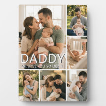 Papa, wir lieben dich so sehr, individuelle Foto-C